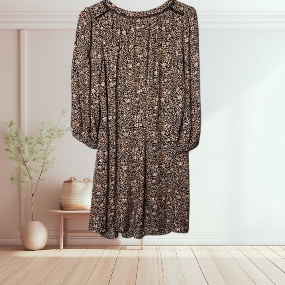 Floral Print Dress by Hinge NWT | Size XS | Soft 100% Viscose | Boho Baby Doll - Picture 4 of 9